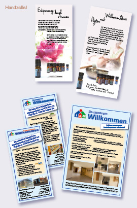 Die Blickfeld: Flyer und Infoblätter Referenz 2b